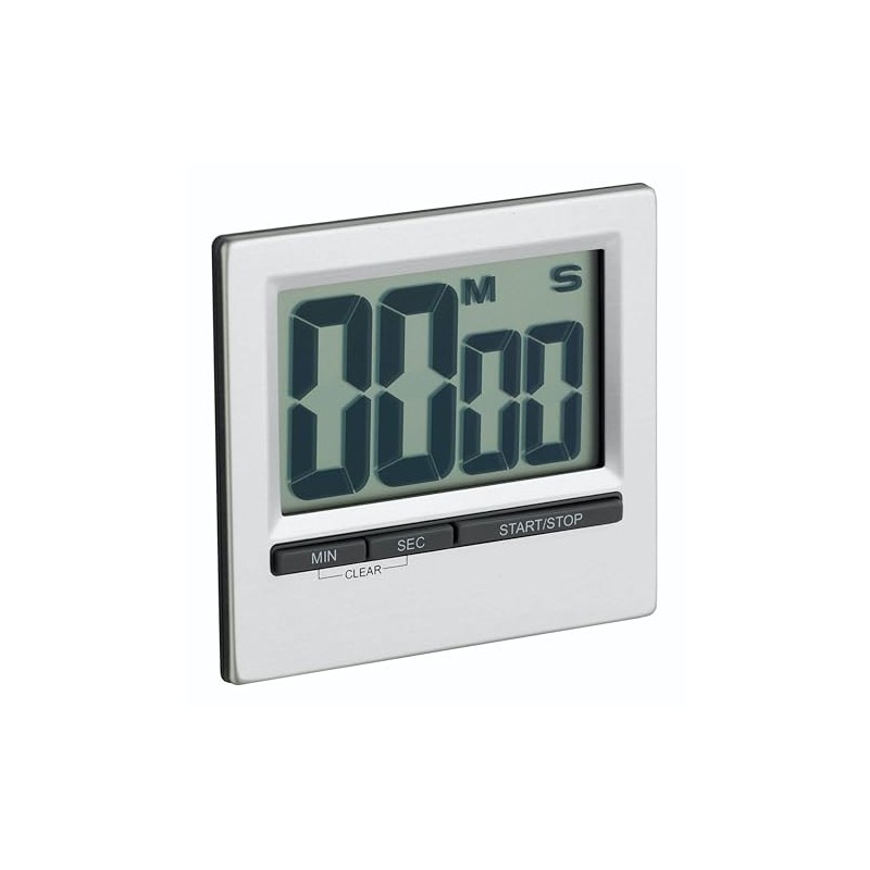 KitchenCraft Easy Read Digital Kitchen Timer with Loud Ring, 100