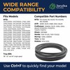 Jaruika 954-04249 Mower Belt 1/2 x 71 Inch for 42-Inch