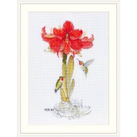 Merejka Counted Cross Stitch Kit Amaryllis K-202