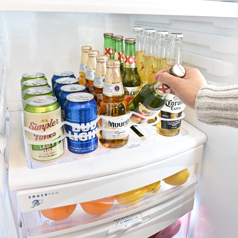 Display Technologies, Fridge-Plus Drink Organizer for Refrigerator Storage - Soda