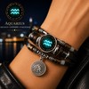Starry Sky Zodiac Luminous Leather Bracelet for Men & Women