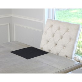 CleverDelights 12 Inch Black Burlap Squares - 4 Pack - Jute Burlap Fabric - Finished Edges - 12" x 12"