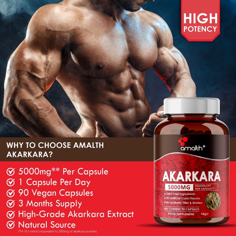 Amalth Akarkara Anacyclus Pyrethrum Extract Supplements for Naturally Supports Your