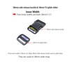 Ahijklmn Plastic Buckles - Side Release Buckle Clips + Tri
