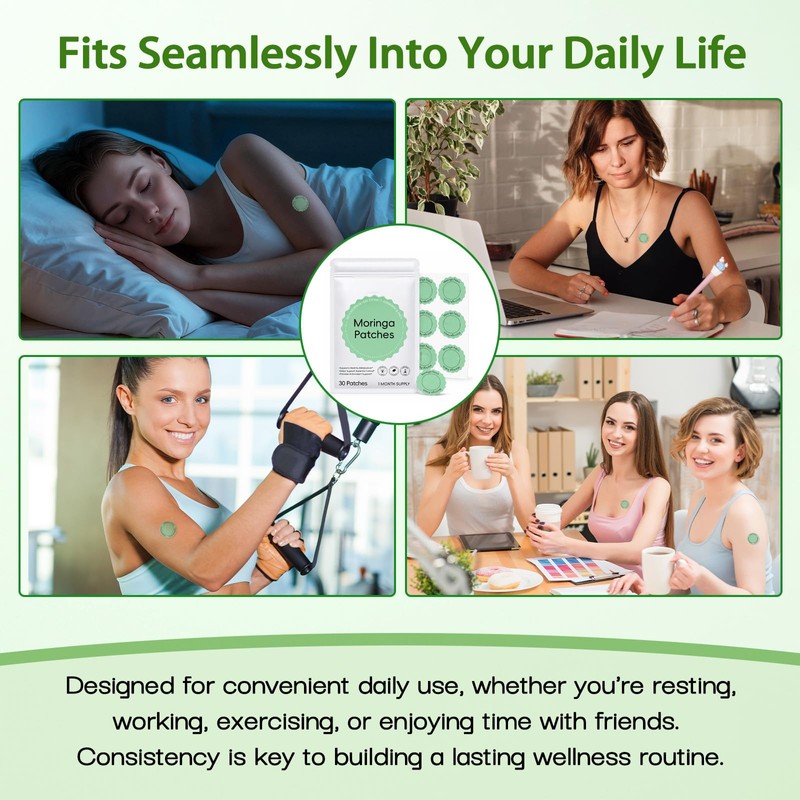 Moringa X Berberine Patches, Moringa Patches with Berberine & NAD+,