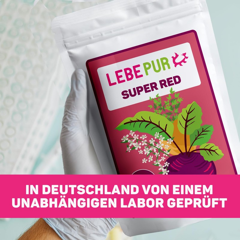 Lebepur Organic Super Red 500 g - Combination of Aronia,