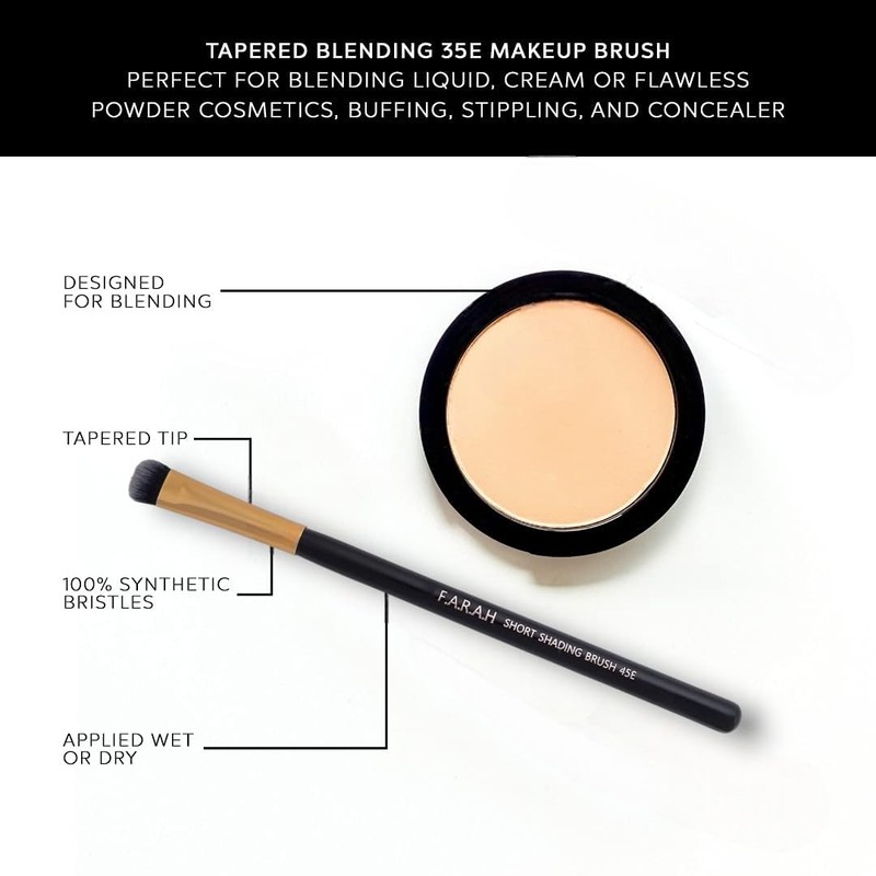 F.A.R.A.H Premium Short Shading Brush 45E