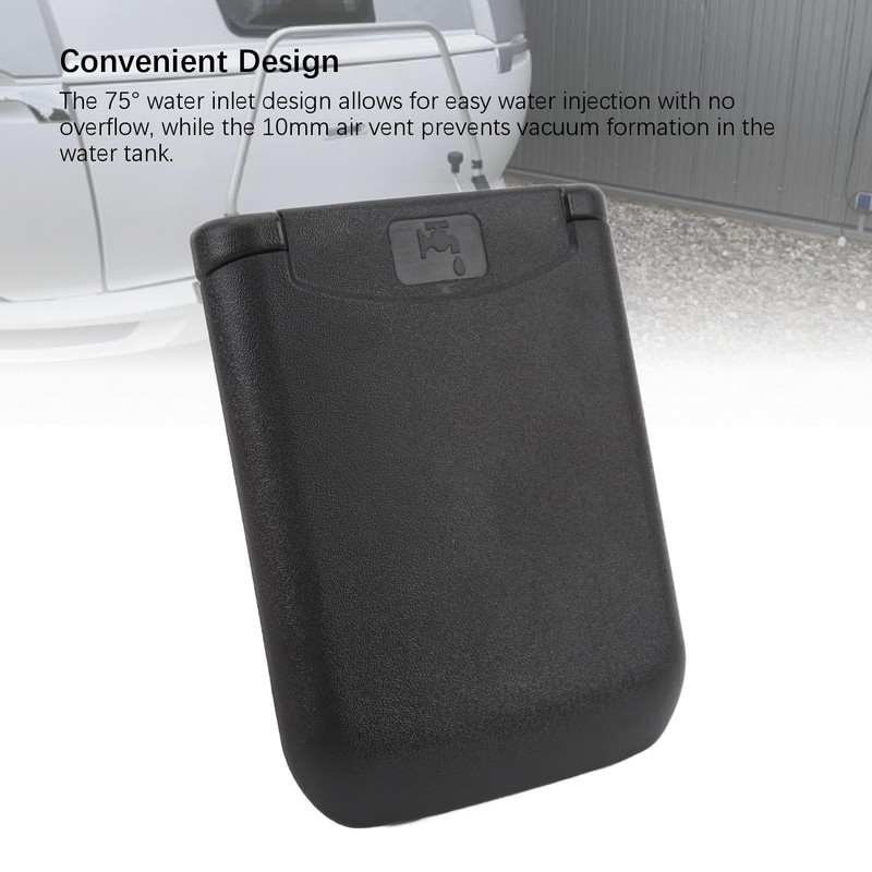 Ausla RV Water Inlet RV Wasserfüllkappe Wasserfüllanschluss 118x151mm ABS Edelstahl