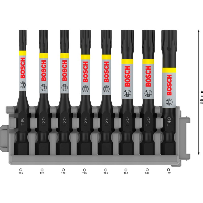 Bosch Accessories Bosch Professional 8-Piece Screwdriver Bit Set Torx (Impact