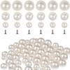 Faux Pearls Rivets Studs 150pcs Pearl Rivet Studs, White Pearls