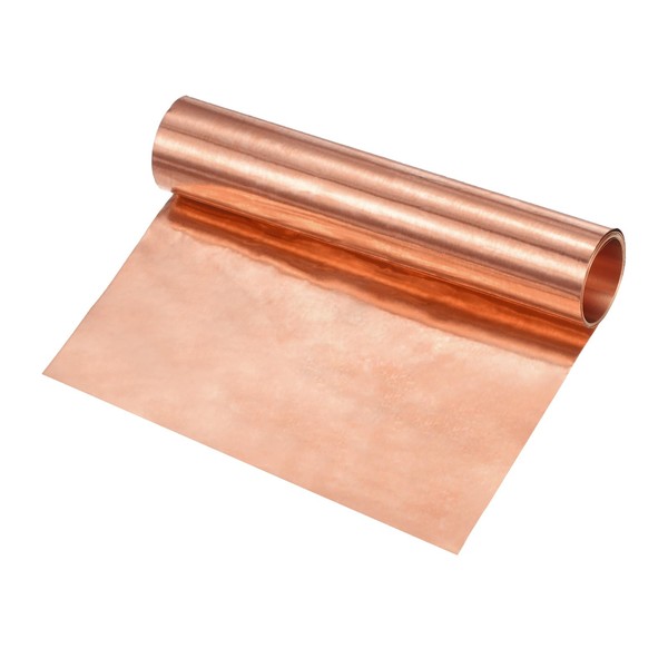 M METERXITY Copper Sheet Roll, 2000 x 100 x 0.02mm/