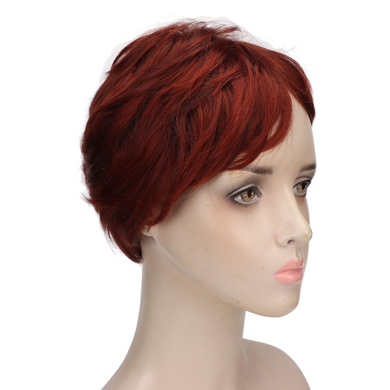 Hair Short Wigs Fashionable Adjustable High Temperature Synthetic Hair Fluffy