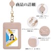 Wasenn Card Case, ID Card Holder, Pass Case with Reel,