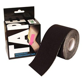 Nature Therapy NT Kinesiology Elastic Tape | 5m x 5cm Roll of Elastic Muscle Support Tape for Exercise, Sports & Injury Recovery (Black)