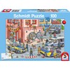 Schmidt Spiele Polizei 56450 Police Operation, 100 Pieces, Children's Puzzle,