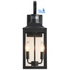 GAAZIE Motion Sensor Outdoor Wall Light Black 2-Lighting Exterior Lighting