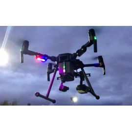 Unbranded 2 Pack Police STROBE Anti Collision Lights for Drones FAA Autel Evo PRO 6K / 8K