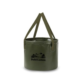 Multifunctional Collapsible Water Bucket: Portable Water Container for Camping - Wash Basin with Handles & Reinforced Sides for Outdoor Travel Fishing Hiking Car Washing - 5 Gallon (20L)