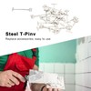 100 Pieces T-Pins, Tile Replacement Steel Needles, Tile Levelling System