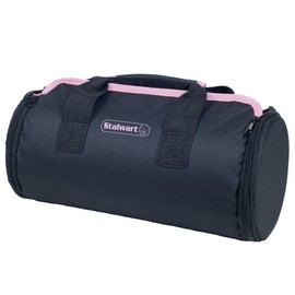 86-Piece Tool Set - Household Tool Kit with Screwdrivers, Pliers, Wrenches, Clamps, and Roll-Up Bag - For the Home, Office, or Car by Stalwart (Pink)