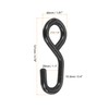 sourcing map Ratchet Strap S Hook 10.3mm Load 3306 Lbs