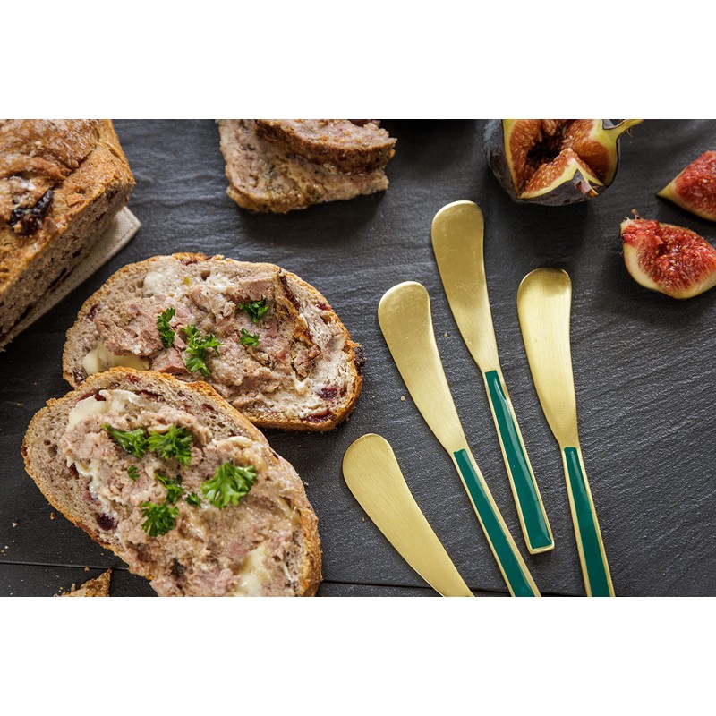 Artesà Butter Spreaders Butter Shaker, Stainless Steel, Gold