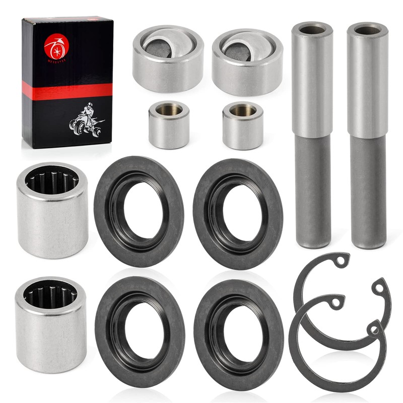 2 Set Front Upper A-Arm Bearing SEAL BALL JOINT SLEEVE