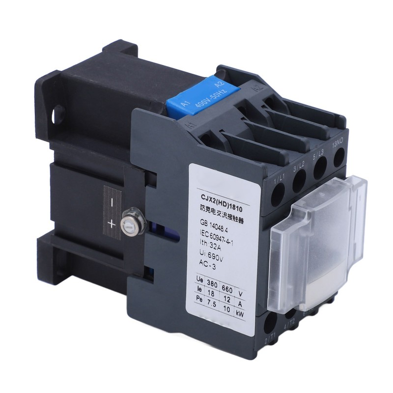 Permanent Magnet Anti Shake Electric Contactor 3 Normally Open AC
