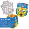 Baker Ross FN021 Aztec Colour-in Masks - Pack of 8,