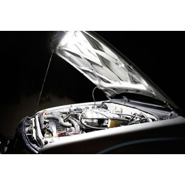 X-LIGHT Under Hood LED Light Strip Kit - Automatic on/off - easy way to power -White 12V