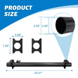 Rear Upper Shock Mount Crossmember Compatible with 1999-2006 Chevy Silverado 1500 & GMC Sierra 1500 2500