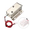 uxcell DC 12V 0.8A 11.4mm Electromagnetic Solenoid Lock Assembly for
