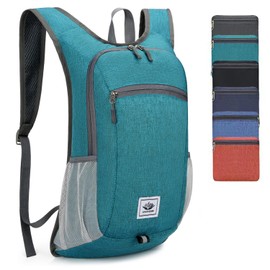 Tautrophen Small Daypack 15L Hiking Backpack Packable Lightweight Travel Day Pack Casual Foldable Shoulder Bag for Women Men