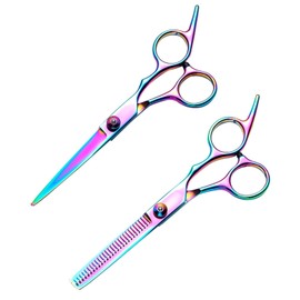 2 Pieces Hairdressing Scissors, Hairdressing Tools, Haircutting Accessories, Stainless Steel Scissors, Hair Repair Tools, Durable Scissors