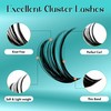Individual Eyelashes, 50D DIY Cluster Eyelashes, 0.07 D Curl, 10-18