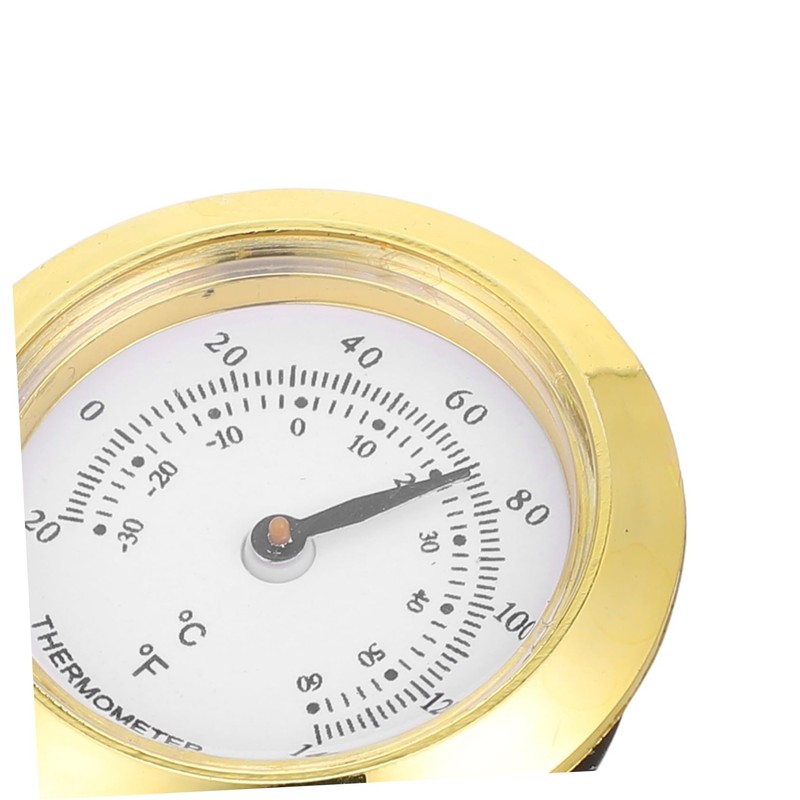 Gatuida Digital Round Thermometer for Tea Boxes Compact Gauge Portable