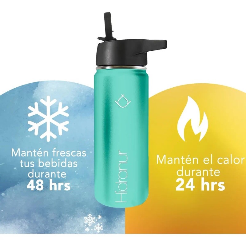 Termo De Acero Inoxidable Botella Frio Caliente Café Té 18oz