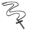 Ursteel Cross Necklace for Men, Gold Plated Cross Chain Stainless