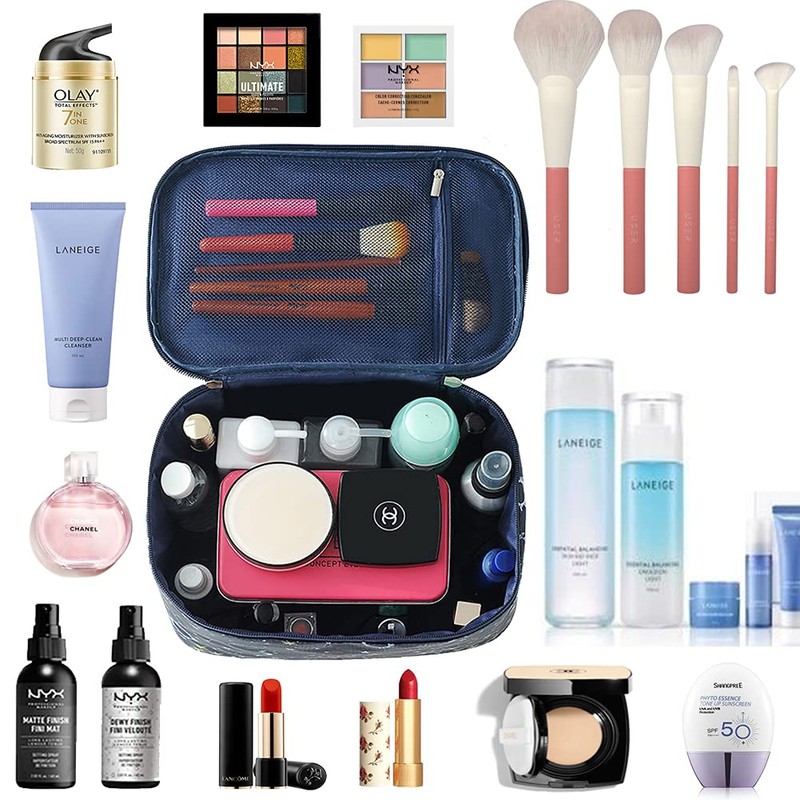 HOYOFO Makeup Bag Cosmetic Bags for Women Travel Makeup Organizer