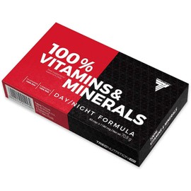 Trec Nutrition 100% Essenctial Vitamins and Minerals 60 caps day night 375mg Magnesium