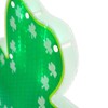 Northlight Lighted Green Shamrock St. Patrick's Day Window Silhouette -