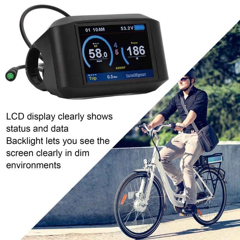 Electric Bicycle Conversion Kit 750C LCD Display Indicator for Bafang