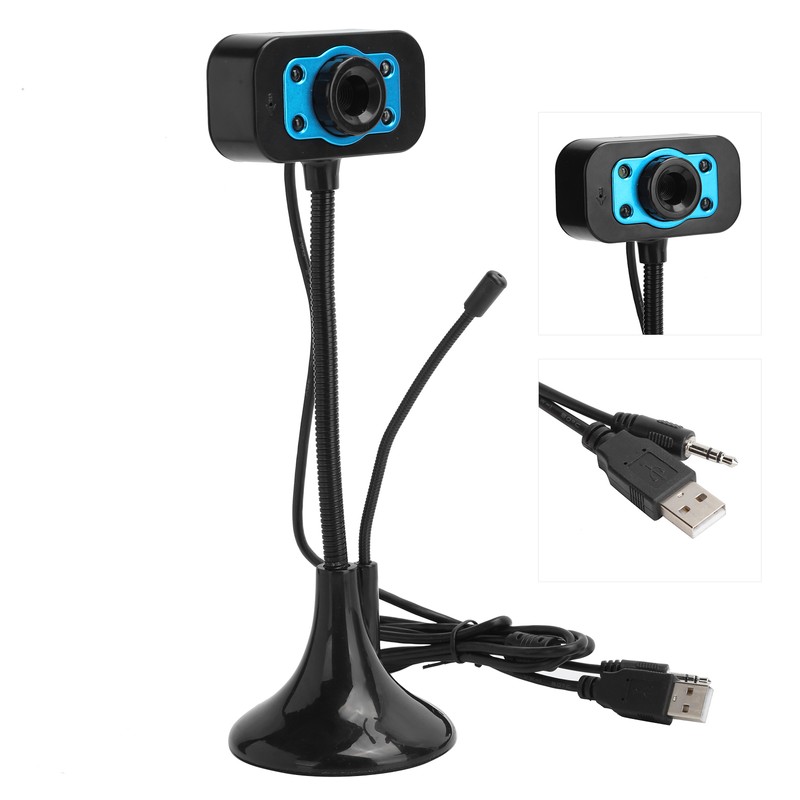 Camera USB Video Webcam DriveFree Manual Focus Adjustment with External
