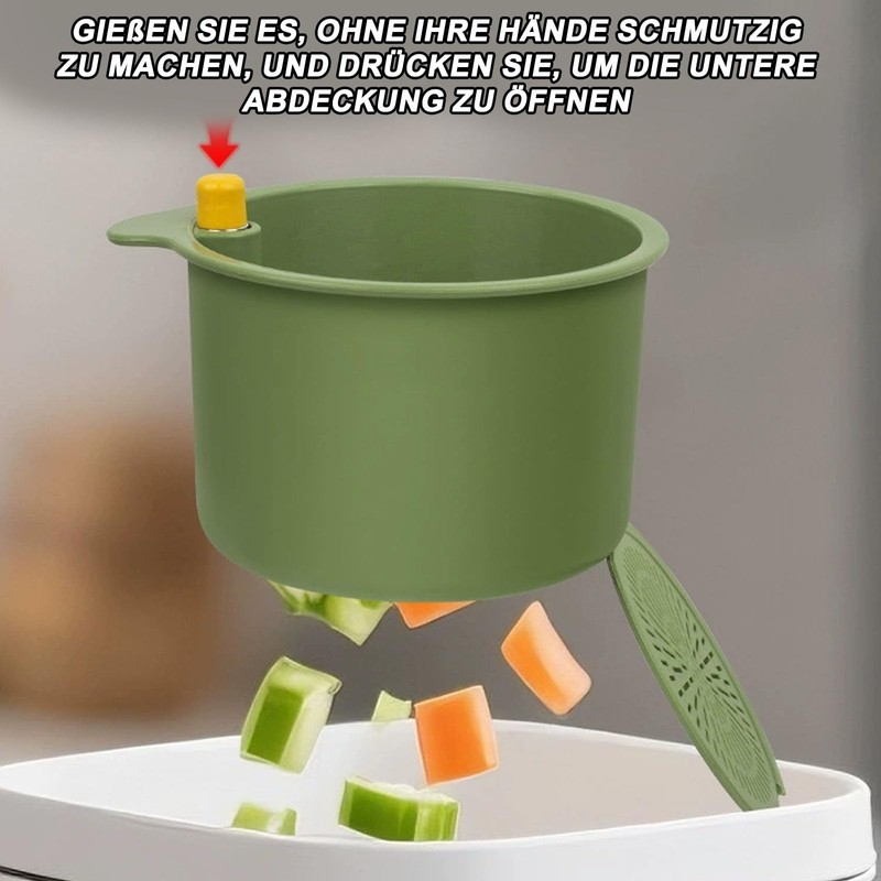 Hanging Strainer for Sink - Removable Strainer with Push Button,