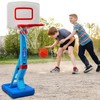 Toddler Basketball Hoop Indoor for Age 1-3, Adjustable Kids Basketball