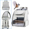 Texsens Bird Carrier Backpack - Pet Travel Cage with Upgraded