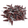 20Pcs 1/8" Shank 80 Grit Mounted Point Abrasive Cone Shape