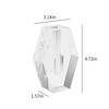 Crystal Vase 4.5-inch High, Modern Crystal Home Office Decor for