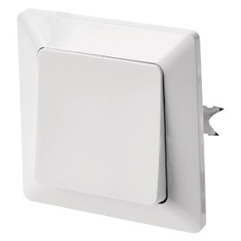 EMOS White Gloss 250V~/10AX Single Rocker Bell Switch Plastic without Flush Box IP20 Indoor