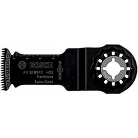Bosch Professional 5x HCS Plunge Cutting Saw Blade AIZ 32 BSPC (for Hardwood, 50 x 32 mm, Accessory Multitool)